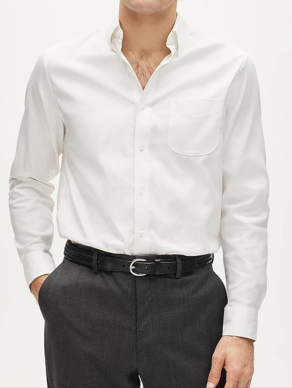 J Crew Slim Bowery performance stretch oxford shirt